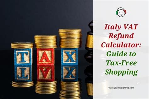 shopping in italy vat refund.